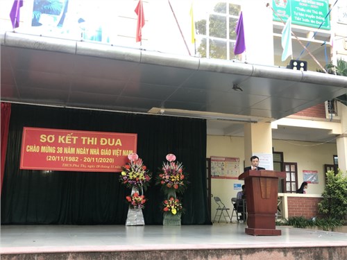 Sơ kết thi đua đợt 2 chào mừng ngày nhà giáo Việt Nam 20/11/2020